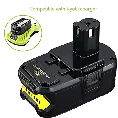 For Ryobi 18V Battery 4Ah Replacement | P104 P108 Battery