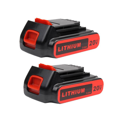 For Black And Decker 20V Battery Replacement | LBXR20 3.0Ah Li-ion Battery 2 Pack