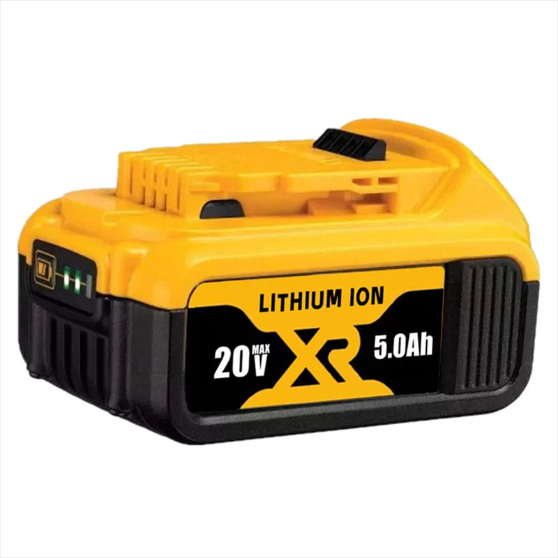 For DeWalt 18V/20V Max XR 5.0Ah DCB205 Lithium-Ion Battery Replacement (Twin Pack)